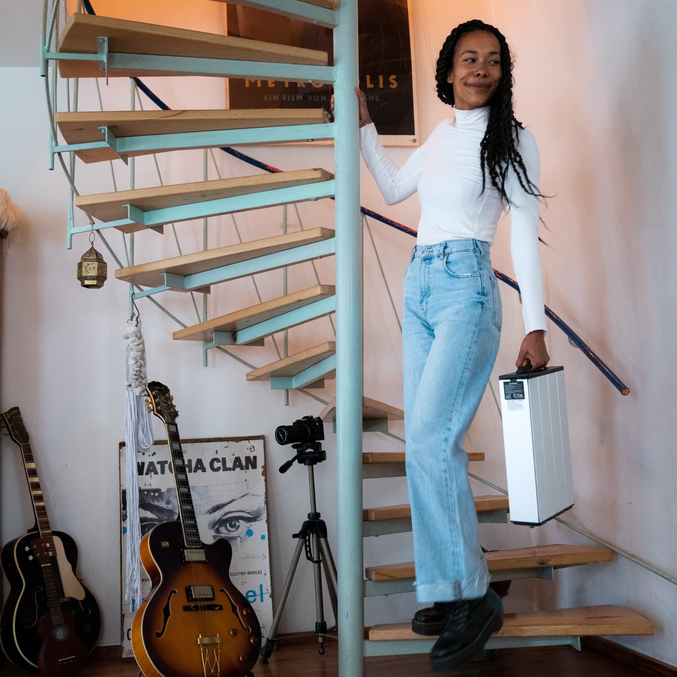 Batterien sehr einfach herausnehmbar für jeden mit den Elektroroller von TiSTO