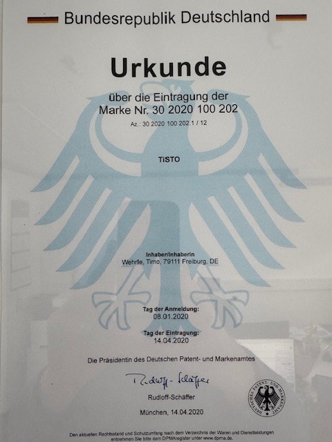 Unsere Zertifizierungen für TiSTO- Elektroroller in Deutschland